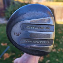 Orlimar Trimetal 19° aMaraging Steel Face Club!