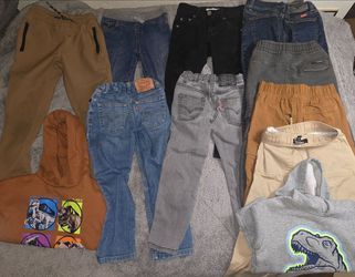 Kids Clothing Bundle  – Jeans 5t Regular, Pants 5t & Hoodies 5t & 6t