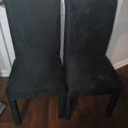 Fabric Wrapped Dining Chairs