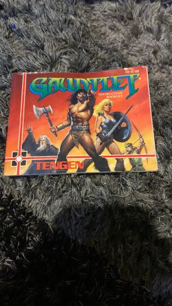 Gauntlet NES Instruction Manual Booklet Tengen Nintendo 