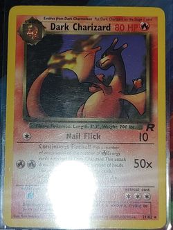 Dark Charizard team rocket non holo unlimited