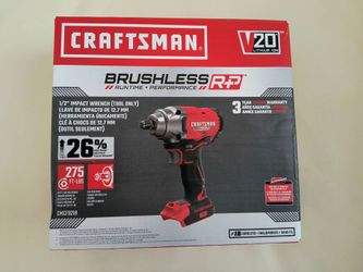 **Brand New** Craftsman V20 Brushless 1/2" Impact Wrench