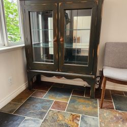 Vintage Large Display Cabinet