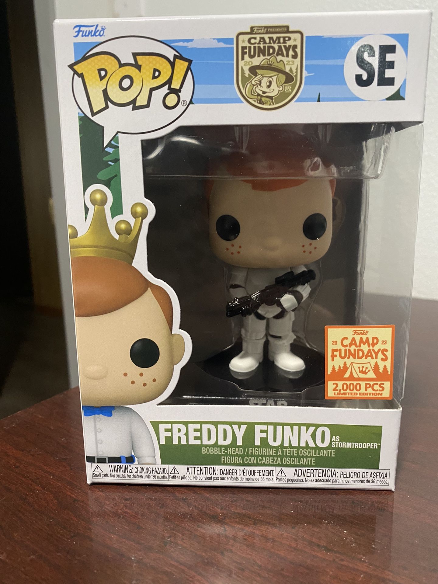 Freddy Funko As Stormtrooper & Captain America