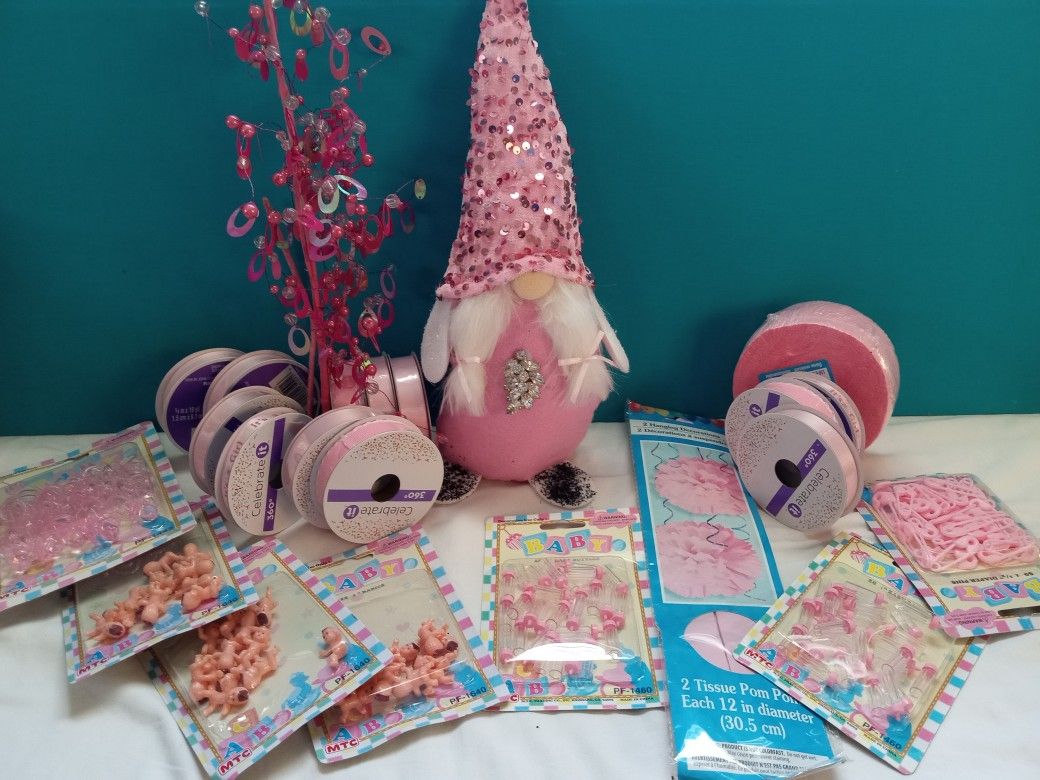 "It's A Girl's Party Decorations For Baby Shower 