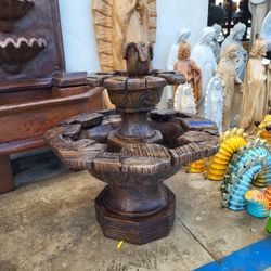 CEMENT WATER FOUNTAIN  $350  ( 3' FOOT TALL)