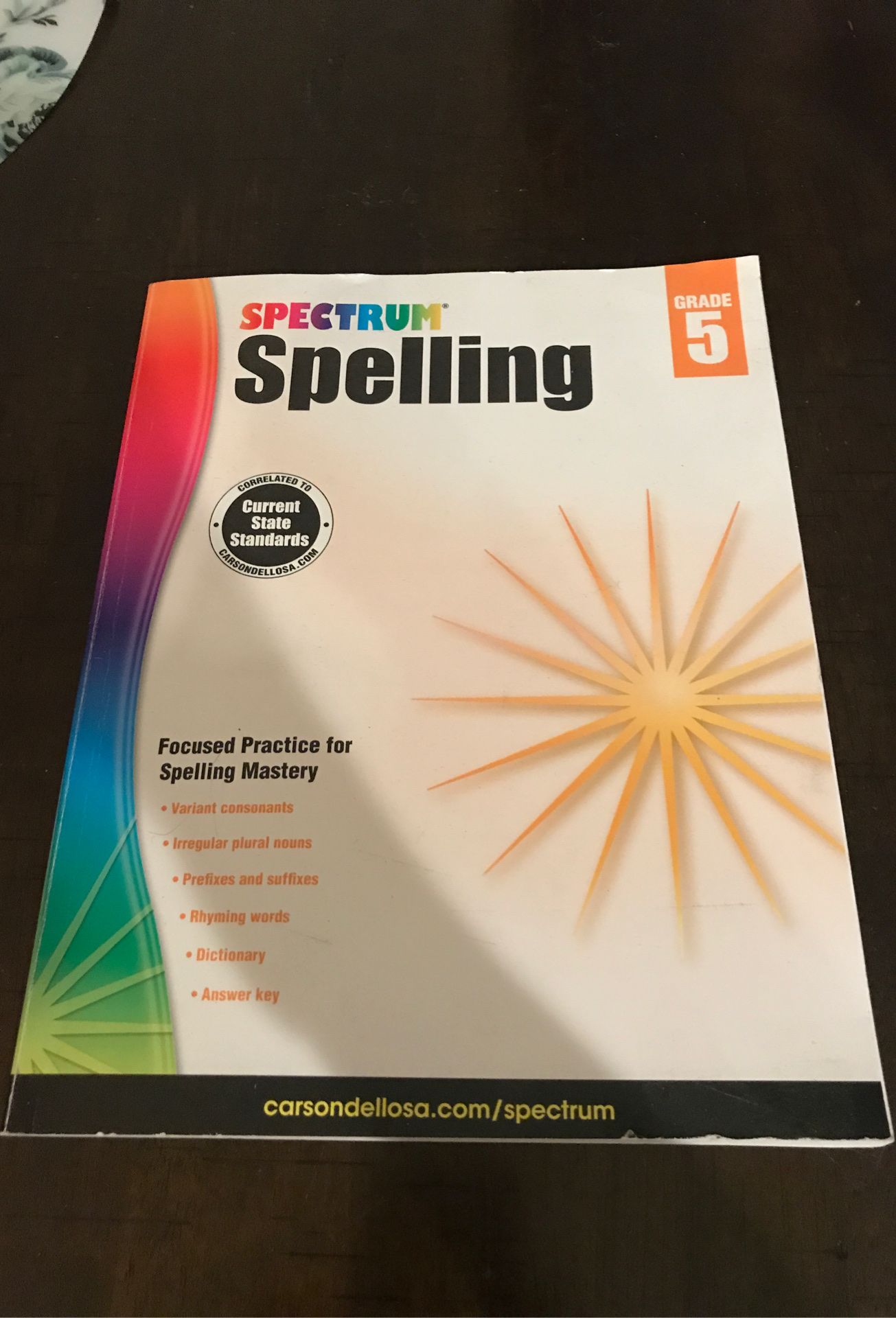 Spectrum spelling grade 5