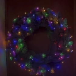 Christmas wreath from QVC home decor
