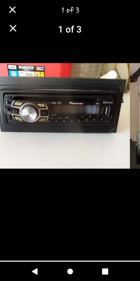 Pioneer DEH-73BT Single Din Car Stereo