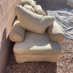 Couch, Love Seat, Chair, And Ottoman 