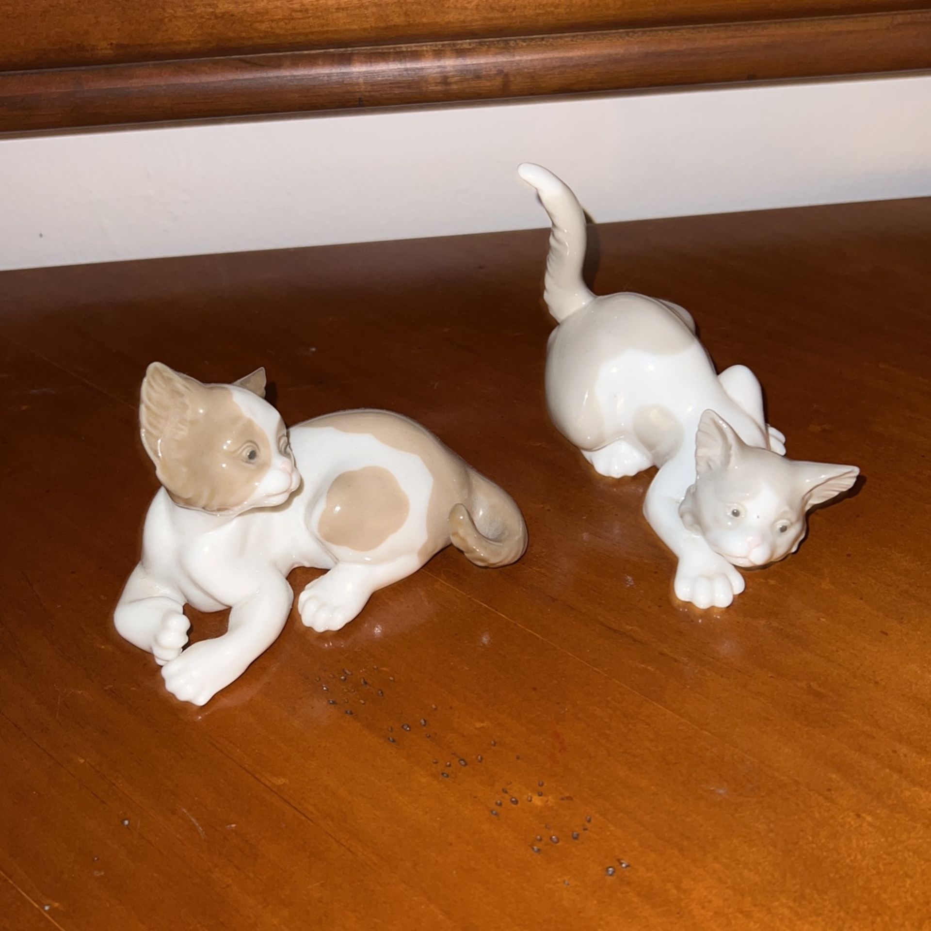 Lladro Cats Pair