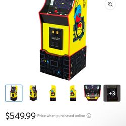 Arcade1UP Bandai Legacy Arcade with Riser and Lit Marquee