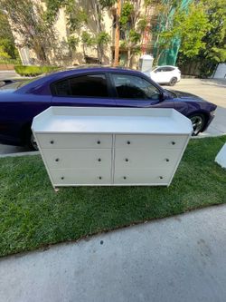 White dresser