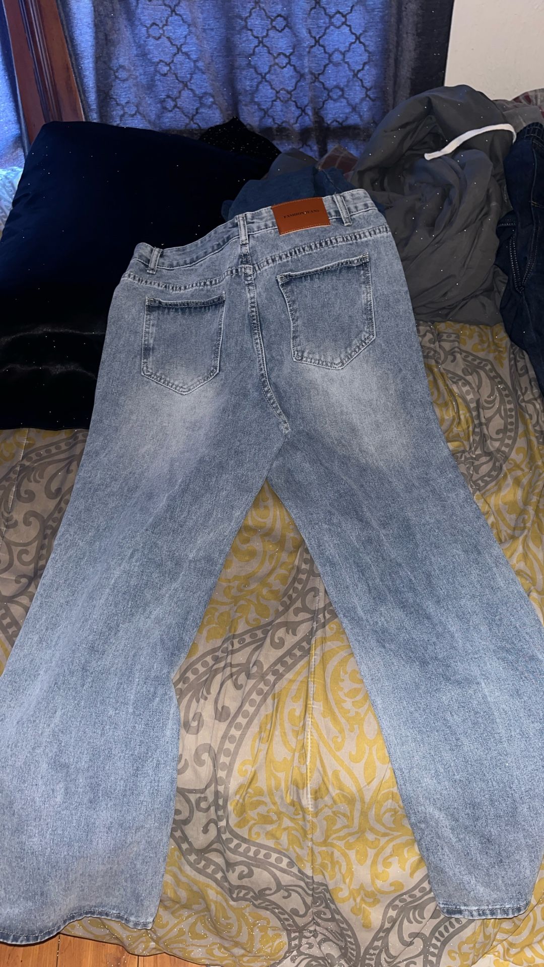 Blue Denim Fashion Jeans