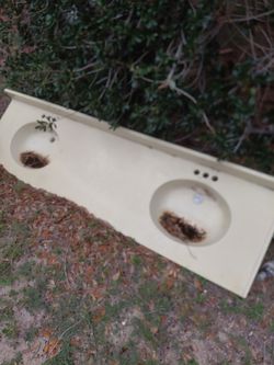 Ceramic dual sink