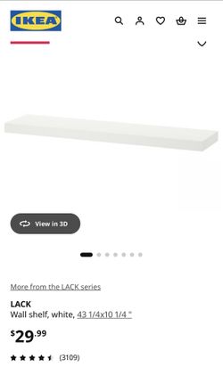 IKEA Floating shelves