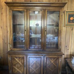 Wood And Glass China Hutch Classic Designs By Salem House