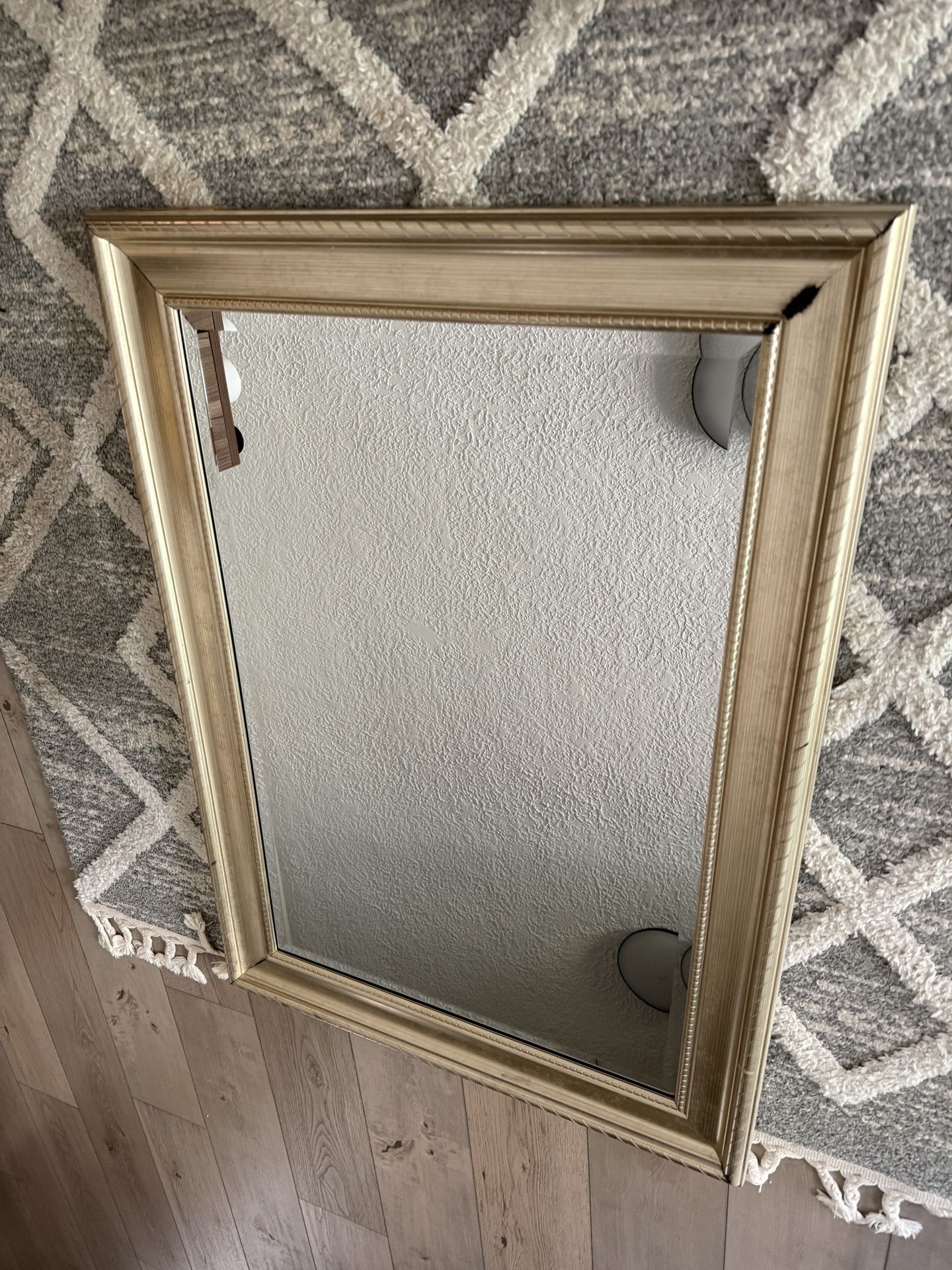 31x 43 Gold Toned Mirror