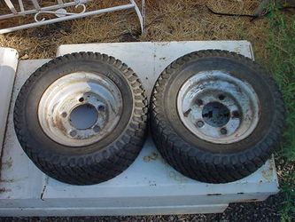 2 ARMSTRONG lawn tractor tires 16x6.50-8