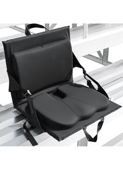 Everlasting Comfort Stadium Seats with Back Support - Adjustable Memory Foam 