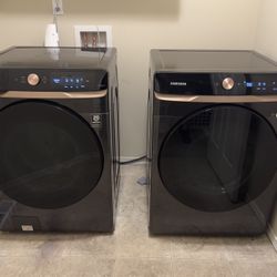 Samsung AI SmartThings Electric Washer + Dryer