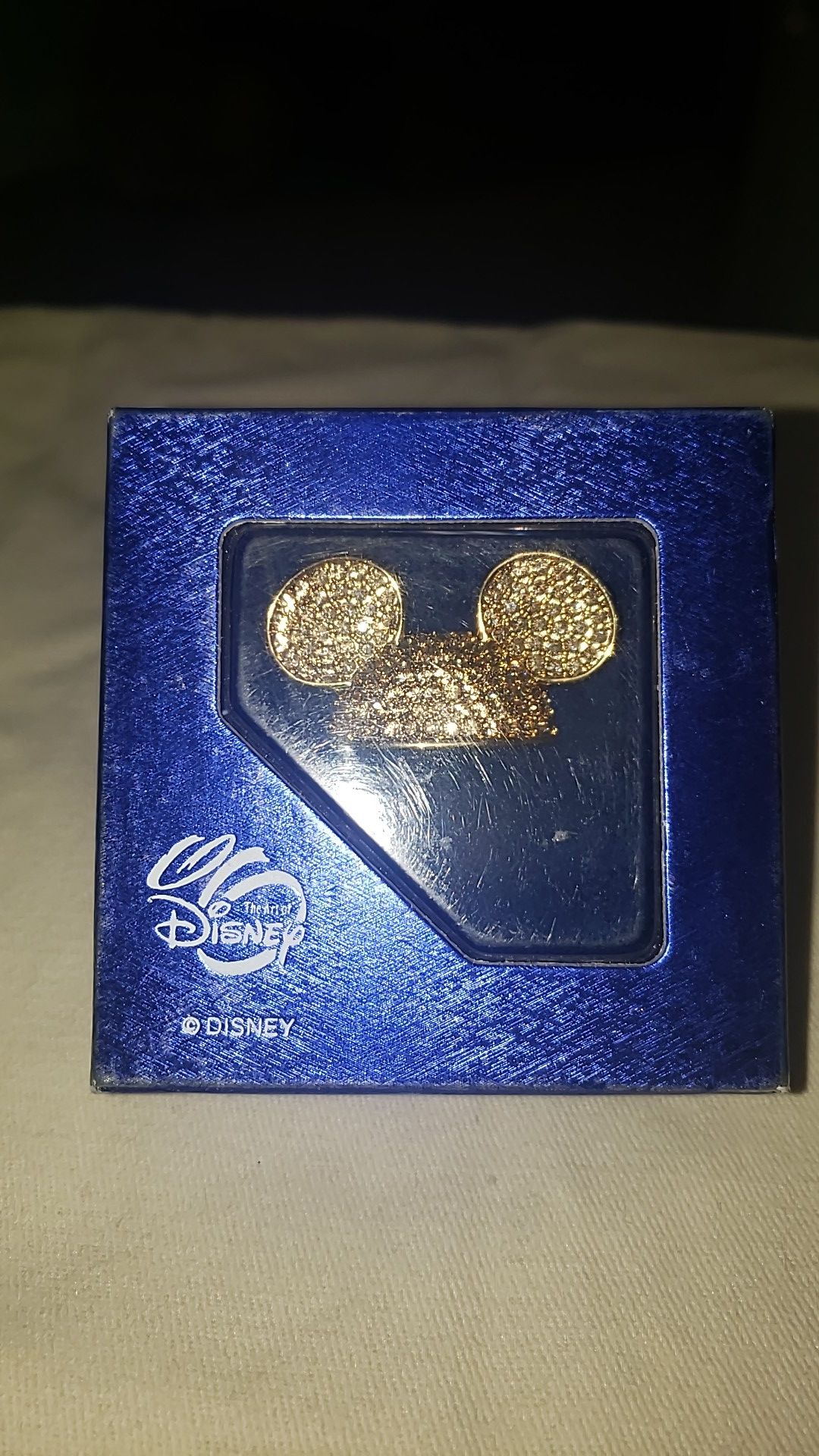 Swarovski Mickey Ears Brooch