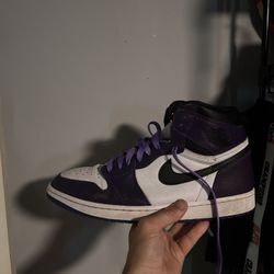 Jordan 1 High Court Purple Size 12