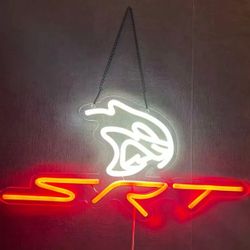 Hellcat SRT Neon Dimmable Light See All 12 Pics For More Hellcat Items Sold Separately SHIPPING AVAILABLE 