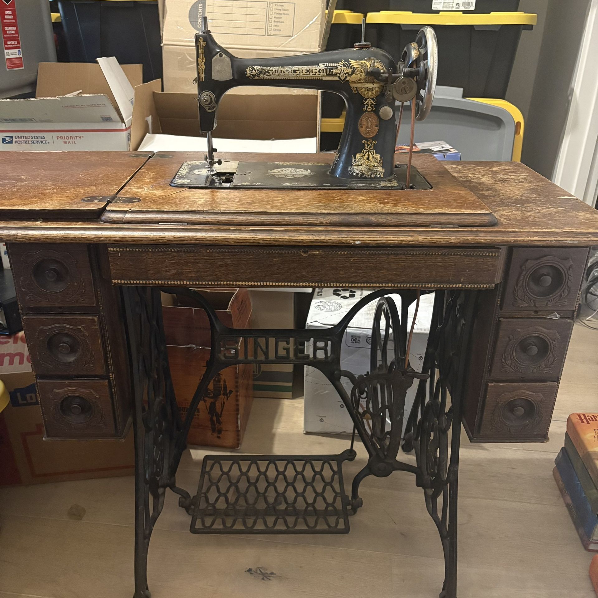 Old Singer Sewing Machine