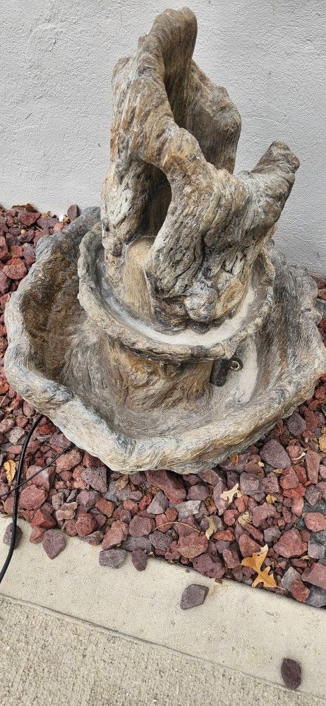 Waterfall Concrete 2 Piece Working Pump