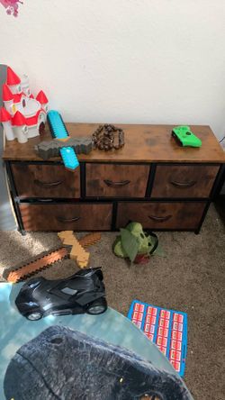 Faux Wood Dresser