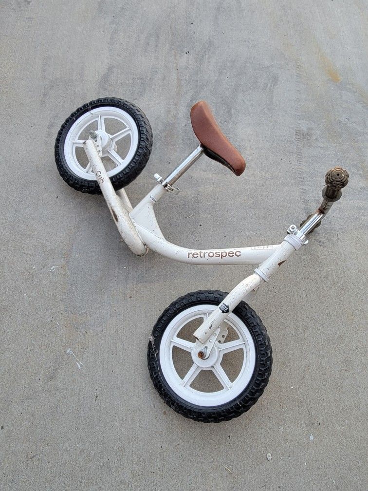 Eggshell Color 12" Retrospec Cub Kids Youth Boys Girls Balance Bike
