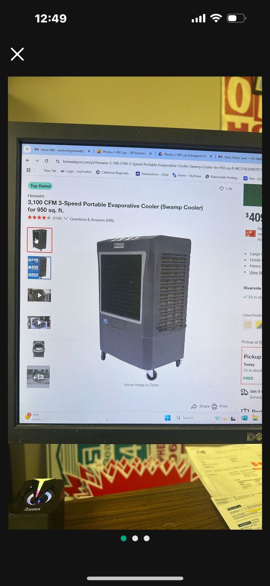 Only use once when my air-conditioning was out