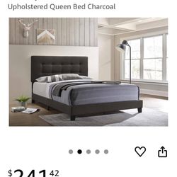 Queen Fabric Bed Frame 