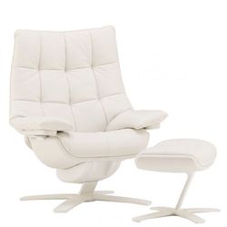 Natuzzi Italia Re-vive Lounge Chair & Ottoman