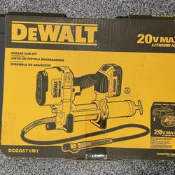 Dewalt Grease Gun And Battery