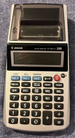 Canon P1-DHV Palm Printing Calculator