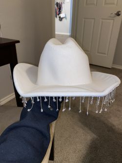 White Cowgirl Hat Bachelorette