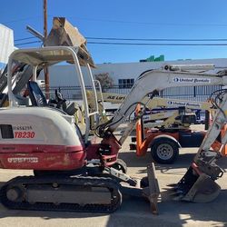 2017 Takeuchi TB230 Mini Excavator - 6,360 # Pounds