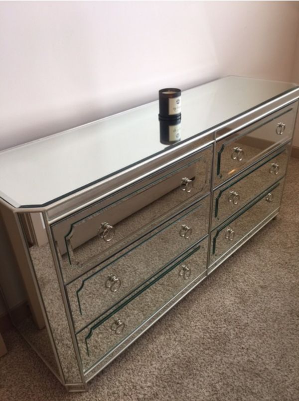 Z Gallerie Mirrored Chest Mirror Ideas Z Gallerie Simplicity Mirrored 6 Drawer Chest For In Champaign Il Offerup