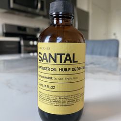  Sesneslabs Santal Diffuser Oil, Luxury Amber Coco Vanilla Cedar Sandalwood Musk 118ml, 4fl oz NEW