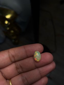 5 Ct Natural Ethiopian Honeycomb Opal Cabochon 14.82 x 10.57 mm Loose Gemstone