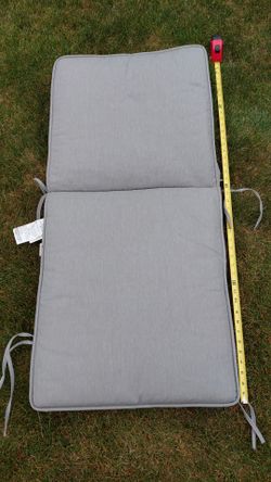 High back patio cushion