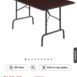 6 Ft Folding Laminated Table New Sealed