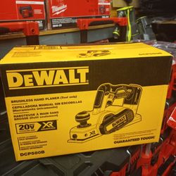 DEWALT 20V MAX LITHIUM-ION XR BRUSHLESS HAND PLANER (TOOL ONLY)