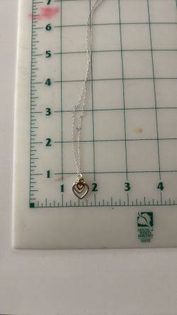 3 Heart Necklace On 16” Chain