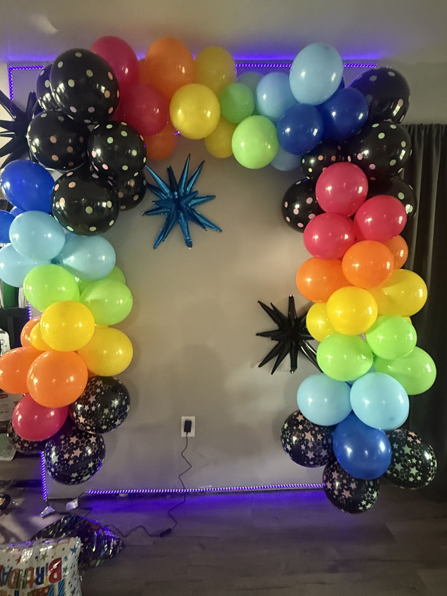 Ballon Setup Glow In The Dark