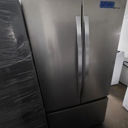 WHIRLPOOL FRENCH DOOR STAINLESS STEEL REFRIGERATOR 