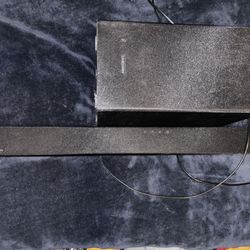 Samsung soundbar and wireless subwoofer
