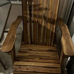 Plant Theatre Wooden Adirondack Chair